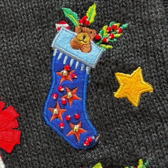 Vintage Christmas Cardigan - Kids 5/6 - Picture 8 of 10